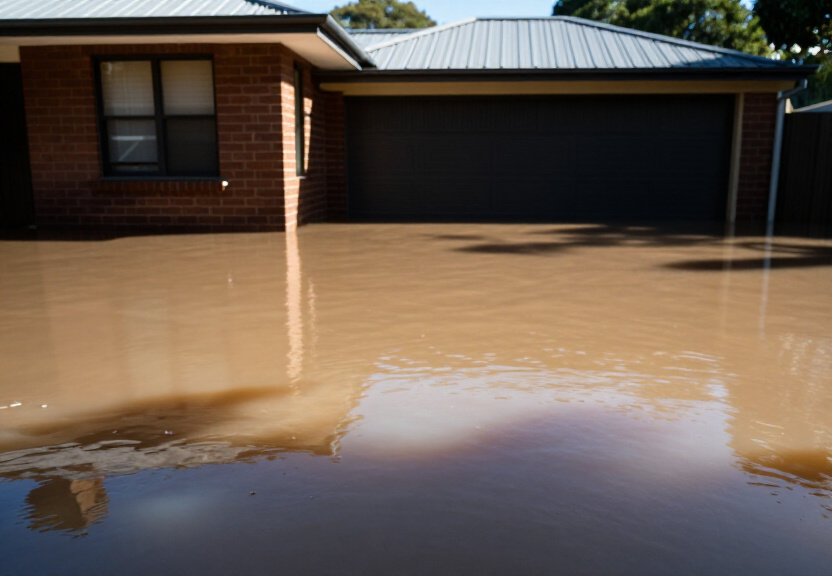 Before and After Flood Cleanup in Matraville